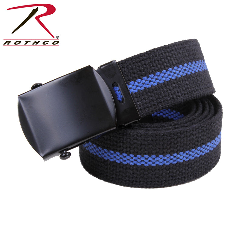Rothco Thin Blue Line Web Belt