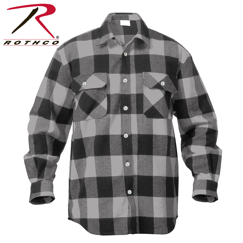 Rothco Heavy Weight Solid Flannel Shirt