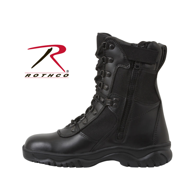 Rothco Forced Entry Tactical Boot With Side Zipper / 8"