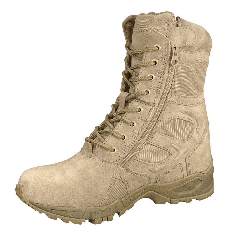 Rothco Forced Entry 8" Deployment Boots With Side Zipper