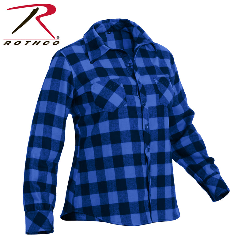 Rothco Womens Plaid Flannel Shirt