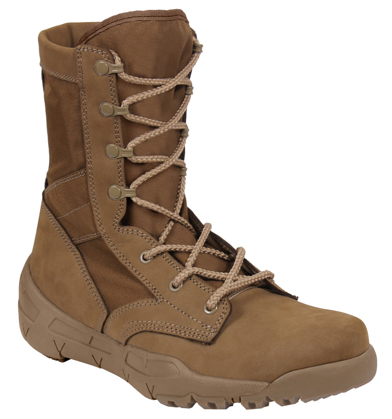 Rothco Waterproof V-Max Lightweight Tactical Boots - AR 670-1 Coyote Brown