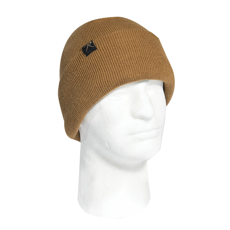 Deluxe Fine Knit Sherpa-Lined Watch Cap