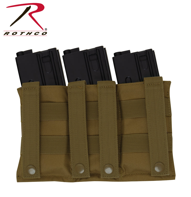 Rothco Lightweight 3Mag Elastic Retention Pouch