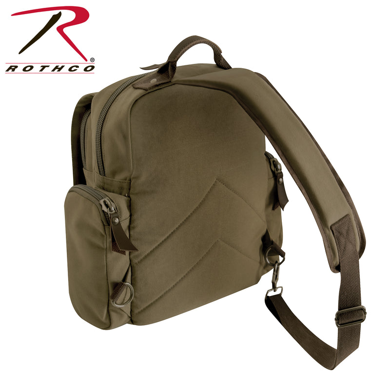 Rothco Vintage Canvas Sling Backpack - Olive Drab