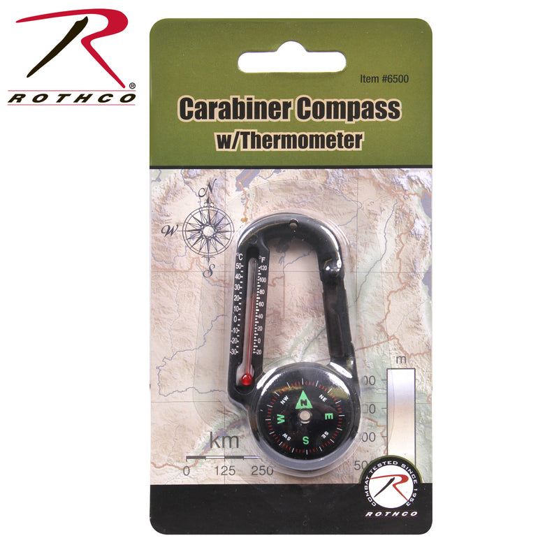 Rothco Carabiner Compass-Thermometer