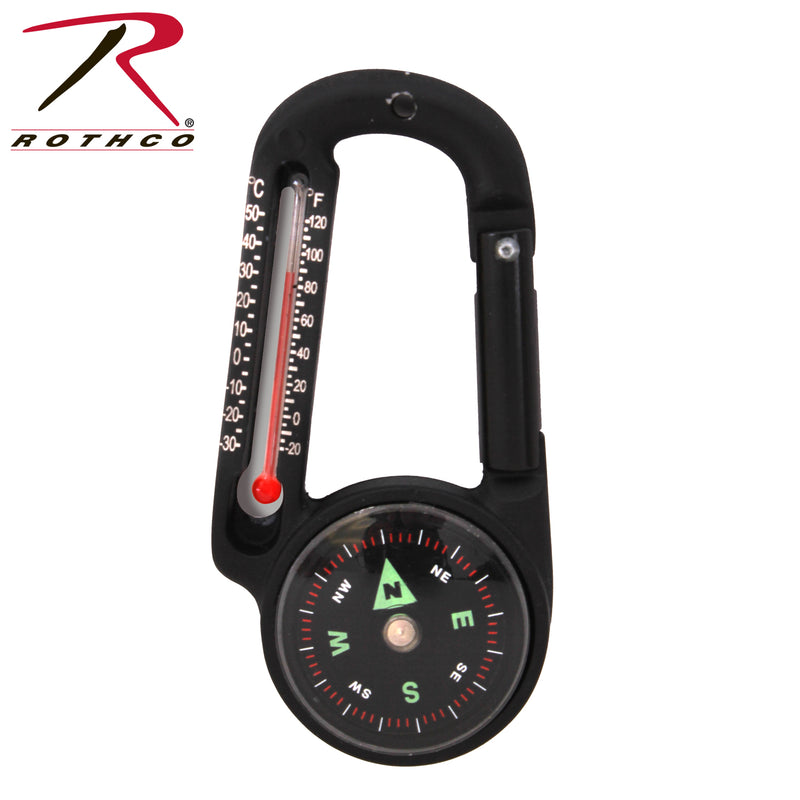 Rothco Carabiner Compass-Thermometer
