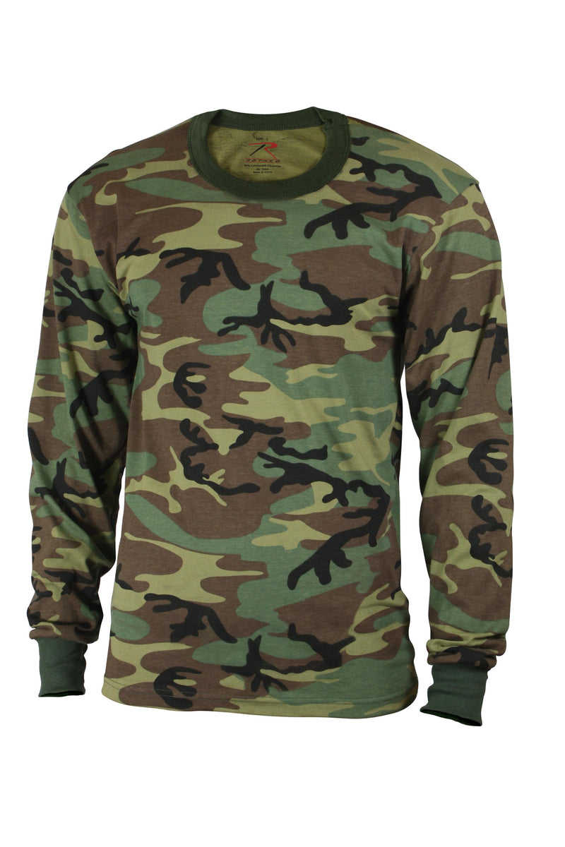 Rothco Kids Long Sleeve Camo T-shirt