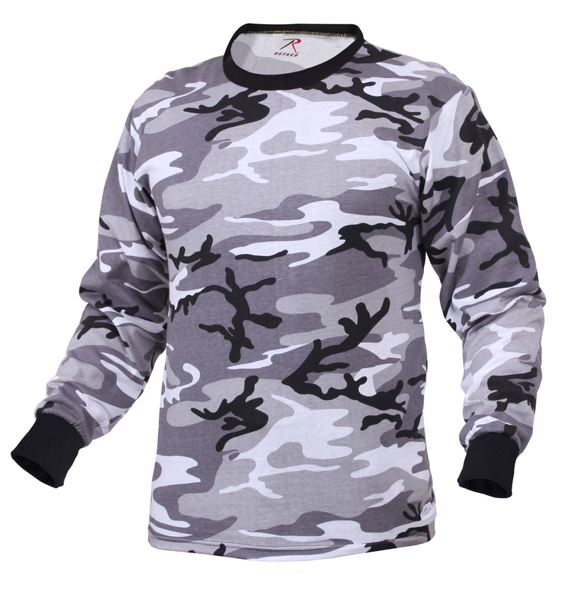 Rothco Long Sleeve Colored Camo T-Shirt