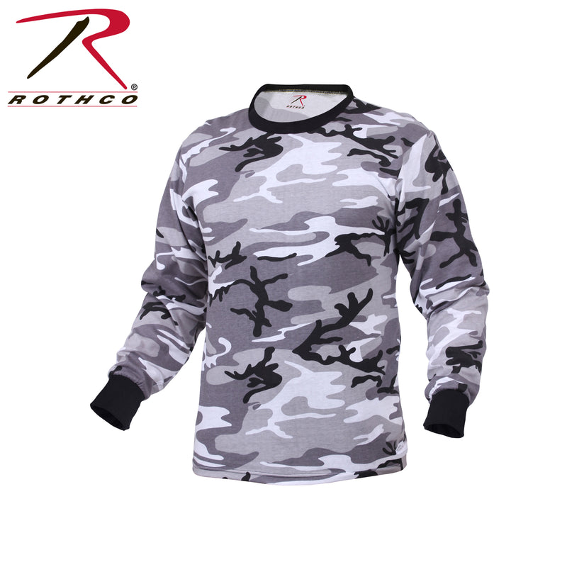 Rothco Long Sleeve Colored Camo T-Shirt