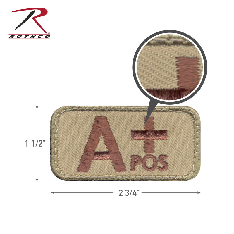 Rothco A Positive Blood Type Morale Patch