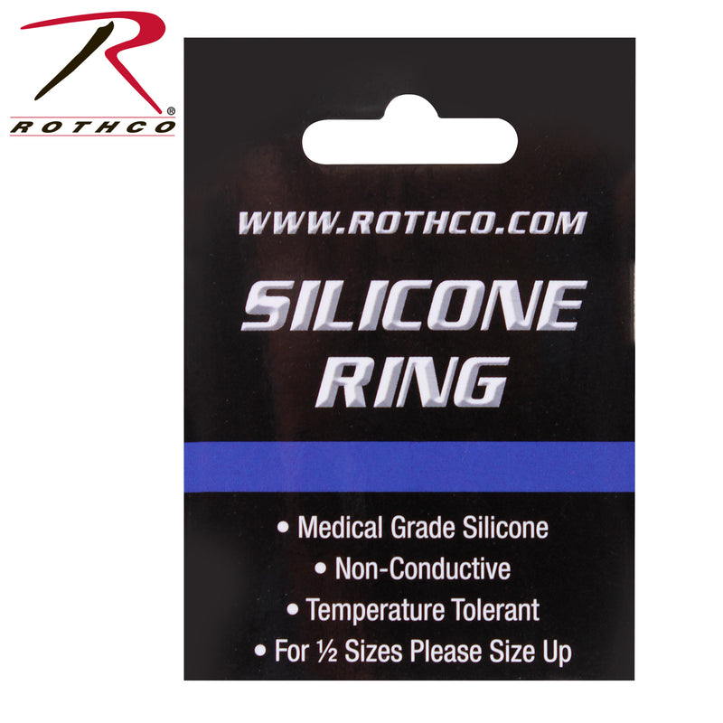 Rothco Thin Blue Line Silicone Ring