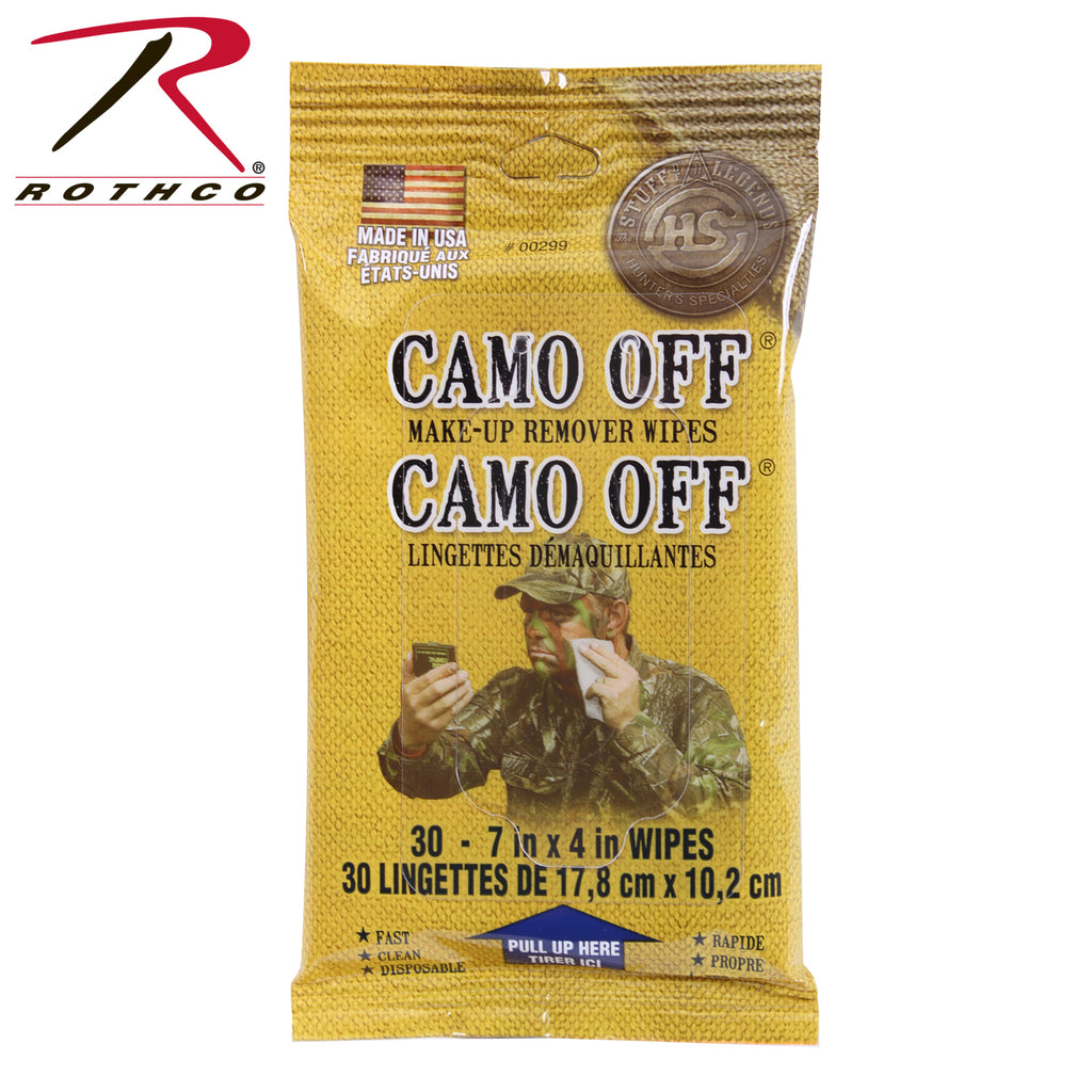 Rothco Pre-moistened Face Paint Remover Wipes
