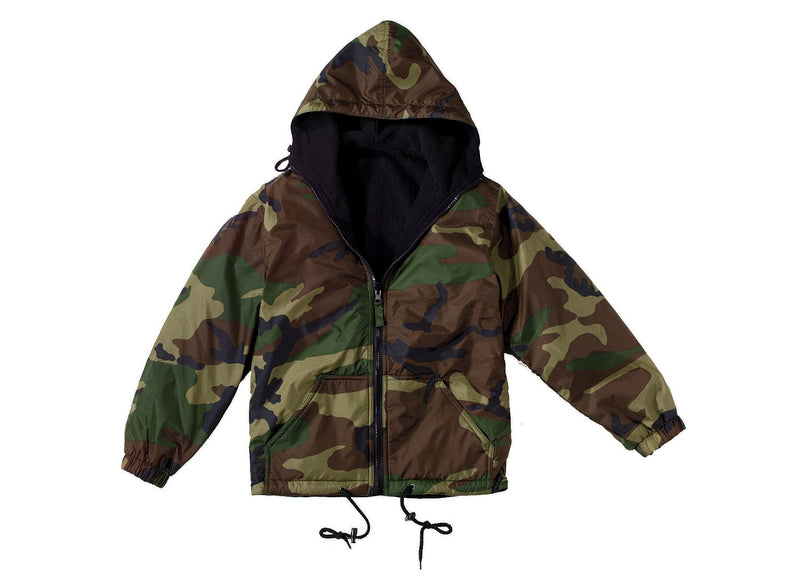 Rothco Kids Reversible Camo Jacket With Hood
