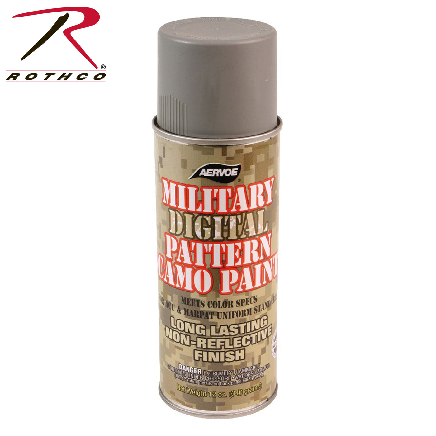 Rothco Camouflage Spray Paint - Coyote Brown, 12oz for sale online