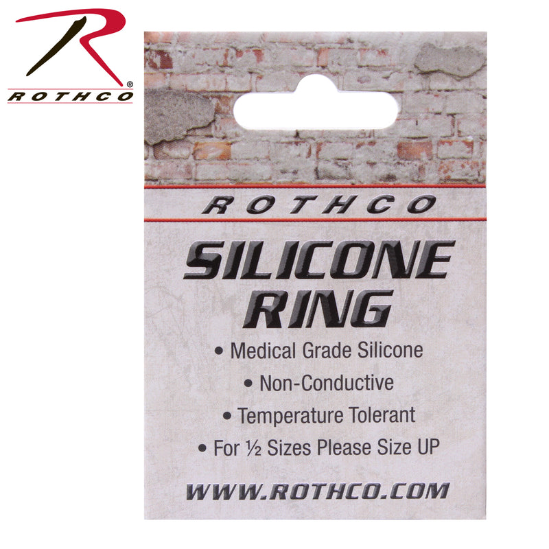 Rothco Black Silicone Ring