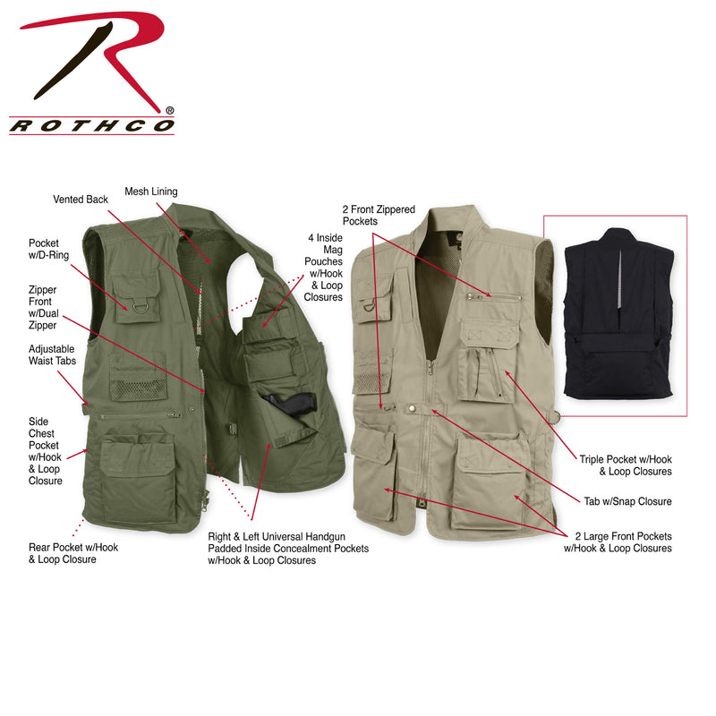 Rothco Plainclothes Concealed Carry Vest