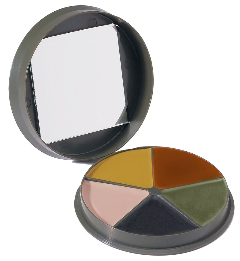 Rothco GI Type 5 Color Camo Face Paint - Round Compact