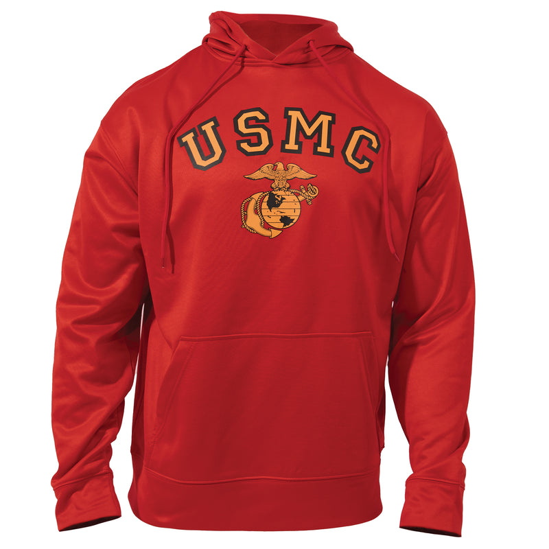 Rothco USMC Eagle, Globe, and Anchor Pullover Hooded Sweatshirt