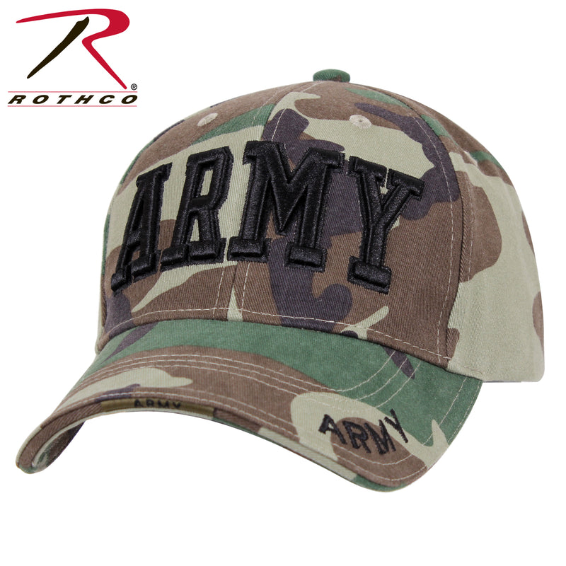 Rothco Deluxe Army Embroidered Low Profile Insignia Cap