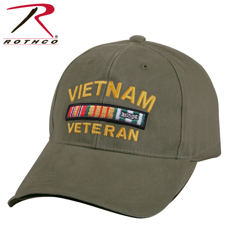 Rothco Vietnam Veteran Deluxe Vintage Low Profile Insignia Cap