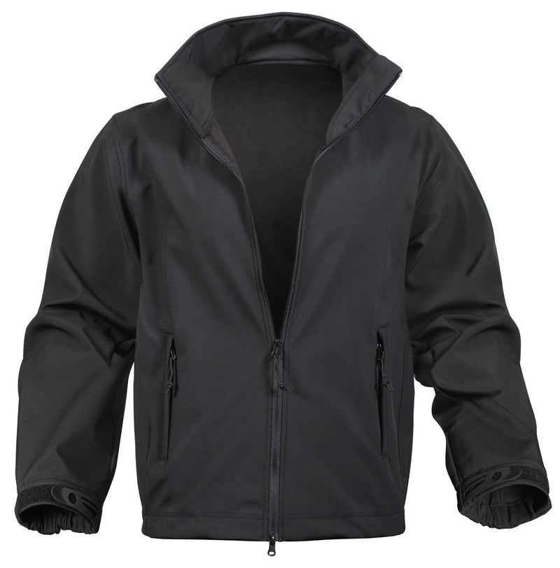 Rothco Black Soft Shell Uniform Jacket