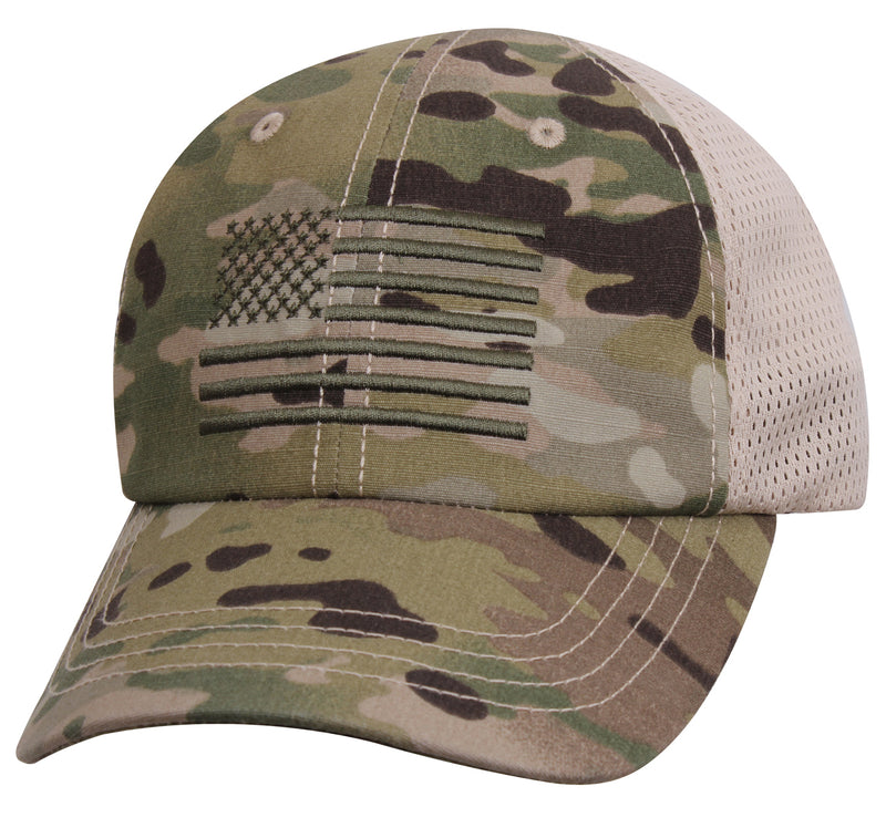 Rothco Tactical Mesh Back Cap With Embroidered US Flag