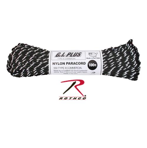 Rothco Nylon Paracord Type III 550 LB 100FT